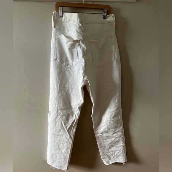 Madewell Perfect Vintage Straight Jeans in Tile White - Picture 2 of 4